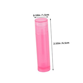 Baluue 30pcs Lip Balm Tubes Refillable Containers for Homemade Lip Care Products Portable Wax Tubes for Travel Use Stylish and Functional Design