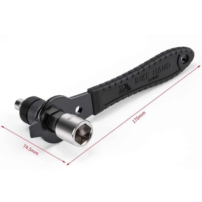 Bike Crank Extractor and Bottom Bracket Remover with 16mm Spanner