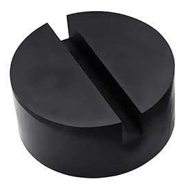 Jack Pad Universal Protector Slotted Frame Rail Jack Pad, Medium Size Adapter Rubber Pad (1 Pack)