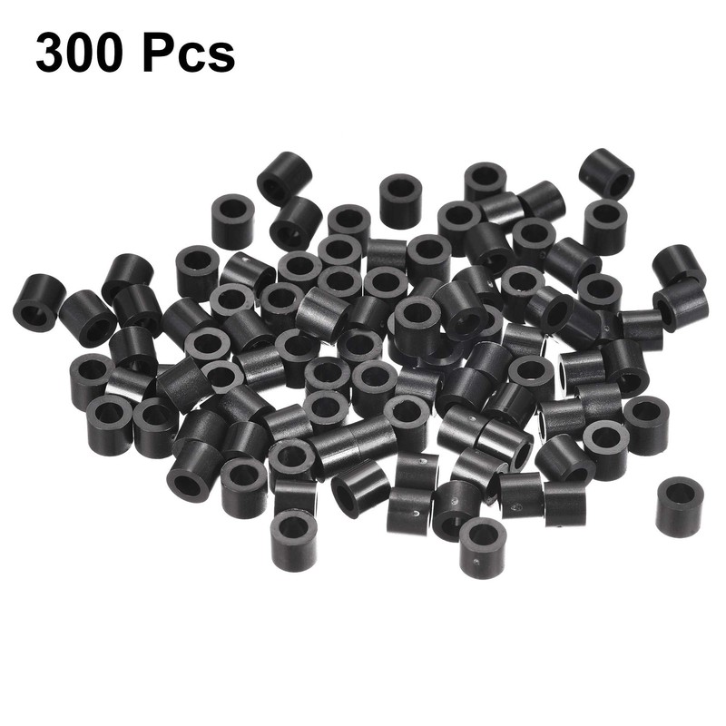 sourcing map Nylon Round Spacer Washer 4.2mm ID 7mm OD