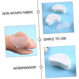 PartyKindom Almohadillas Desechables Para Máscara Ocular 1000 Unidades Tamaño Estándar No Tejidas Blancas Para Cuidado De Piel Femenina Uso Facial Diy Antifaz Para Ojos y Mentón
