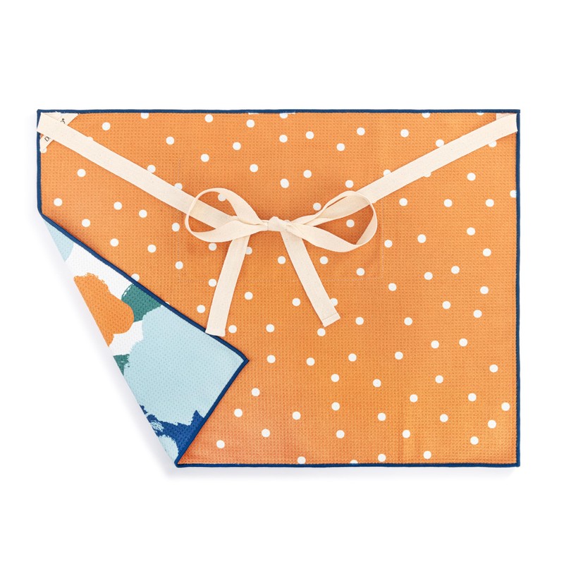 DEMDACO Absorbent Reversible Half Apron With Pocket, 27 x 20
