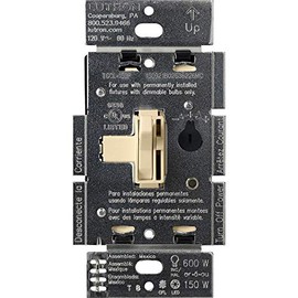 Lutron Ariadni/Toggler LED+ Dimmer | 150-Watt, Single-Pole/3-Way | AYCL-153P-IV | Ivory
