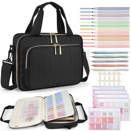 Bible Cover Case for Women,Extra Large Bible Case with Detachable Shoulder Straps,All-in-One Bible Journaling Kit,Carrying Case with Bible Highlighters and Tabs,Mothers Day Christian Gifts for Women