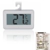 Digital Refrigerator Thermometer, Thermometer Refrigerator with LCD Display and Frost