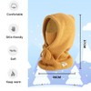 JFAN Kids Winter Hat Scarf Toddler Earflap Caps Fleece Windproof