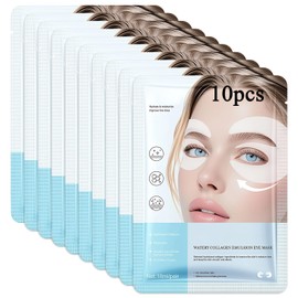 Eye Pads Against Eye Bags, Eye Pads Against Wrinkles, Eye Mask Collagen Eye Patches, with Organic Collagen, Peptides & Vitamin C, Bags and Wrinkles (10 Pairs)
