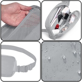 Amazerbst Belt Bag, Fanny Pack, Everywhere Belt Bag,40 Inch Adjustable Strap,Belt Bag for Women and Men,Waterproof