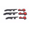 Auto Grill Door Rear Gloss Black Red AT4 Sierra OVERLAY