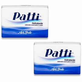 ACH Brito Patti Soap, 160g, Set of 2 – Classic Portuguese Bar Soap with Floral Fragrance, Gentle Cleansing, Moisturizing, Made in Portugal