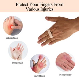 20 Pcs Buddy Straps for Fingers With No Slip Wraps Loop Finger Buddy Straps Buddy Tape Finger Straps Toe Finger Splints Brace for Broken, Jammed, Swollen Finger or Dislocated Joint,Sprained,Fractured