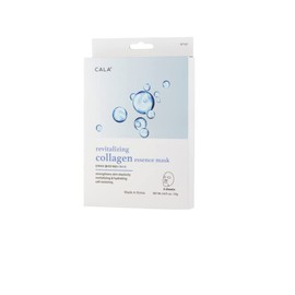 CALA - máscara para cara con escencia de colágeno (paquete con 5 máscaras)
