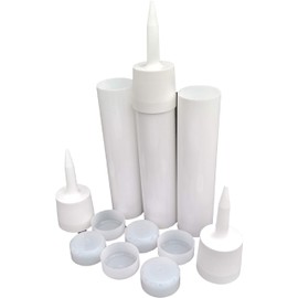 Reusable Empty Caulk Tube - REFILLABLE CAULKING Cartridge 10 oz. - 3 Pack