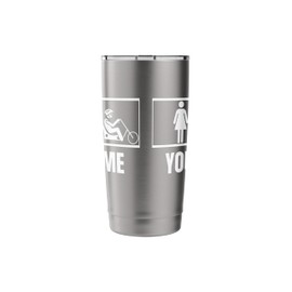 Proud Recumbent Bike Funny Women Recumbent Bicycle Stainless Steel Insulated Tumbler