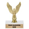 6" Gold Eagle Trophy - Soaring Eagle Award Trophy
