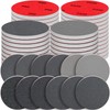 48 Pcs 3 inch Round Sanding Sponge 80-3000 Grit Sandpaper