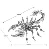 StarryEyed Land 3D Metal Puzzles for Adults -Mechanical Scorpion Metal