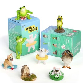 LSZUJP Blind Boxes, Blind Box Figures, Anime B-lind B-ox, Mystery Box T-oys, Mystery Toys, for Collectable Figures, Cute Random Toys Birthday Gift Christmas, Birthday Gift Idea, 1PC (F)