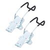 2 Pack Stainless Steel Buckle Lock Cast Hinge Curved Industrial