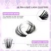 DIY Lash Extension Kit 100D+150D Volume Lash Clusters with Spikes