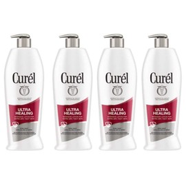 Curel Ultra Healing Intensive Lotion for Extra-Dry, Tight Skin, 20 Ounces (Pack of 4)