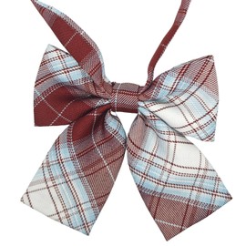 Ysintl Uniform Accessories, Bowtie, Necktie, School Bow, All Year, School Uniform, Accessories, Middle School, High School Students, Polyester, Various Colors Available, Refreshed color & light blue