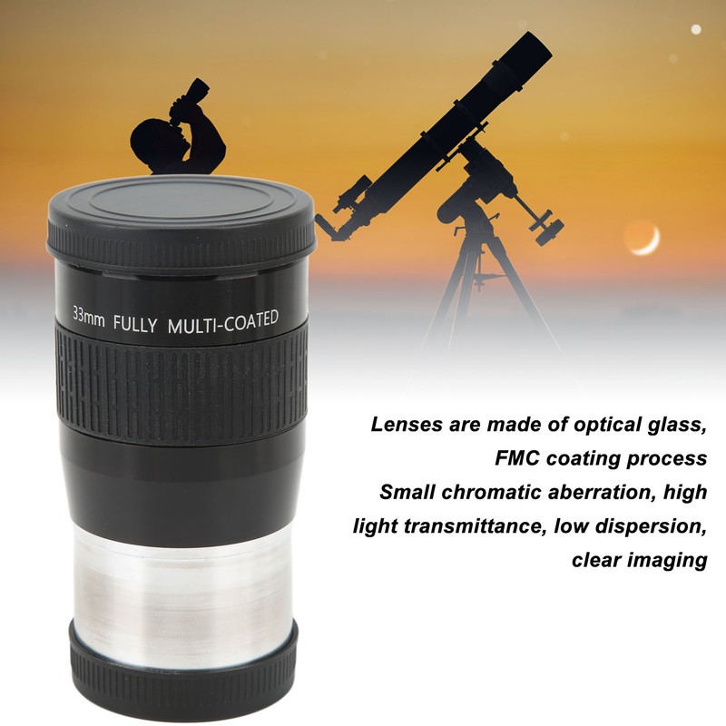 2 Inch 33mm Telescope Eyepiece 52 Degree HD Large Field