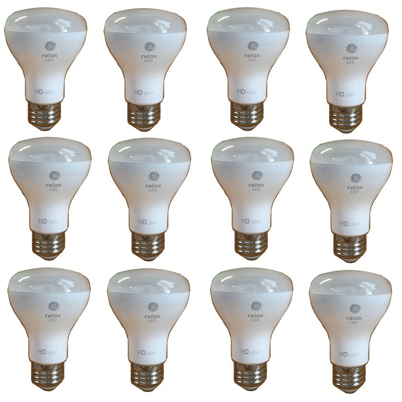 GE Relax 12-Pack 45 W Equivalent Dimmable Soft White R20
