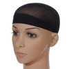 OMORFIEER Unisex Stocking Wig Cap Snood Mesh Natural Black Wig