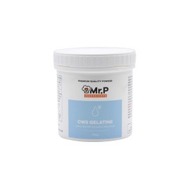 Mr.P Ingredients CWS Gelatine Cold Water Soluble 100g 200 Bloom Powder Stabiliser Gelling Aerating Agent Gluten Free Instant Halal Kosher Non-GMO (Recyclable Pot)