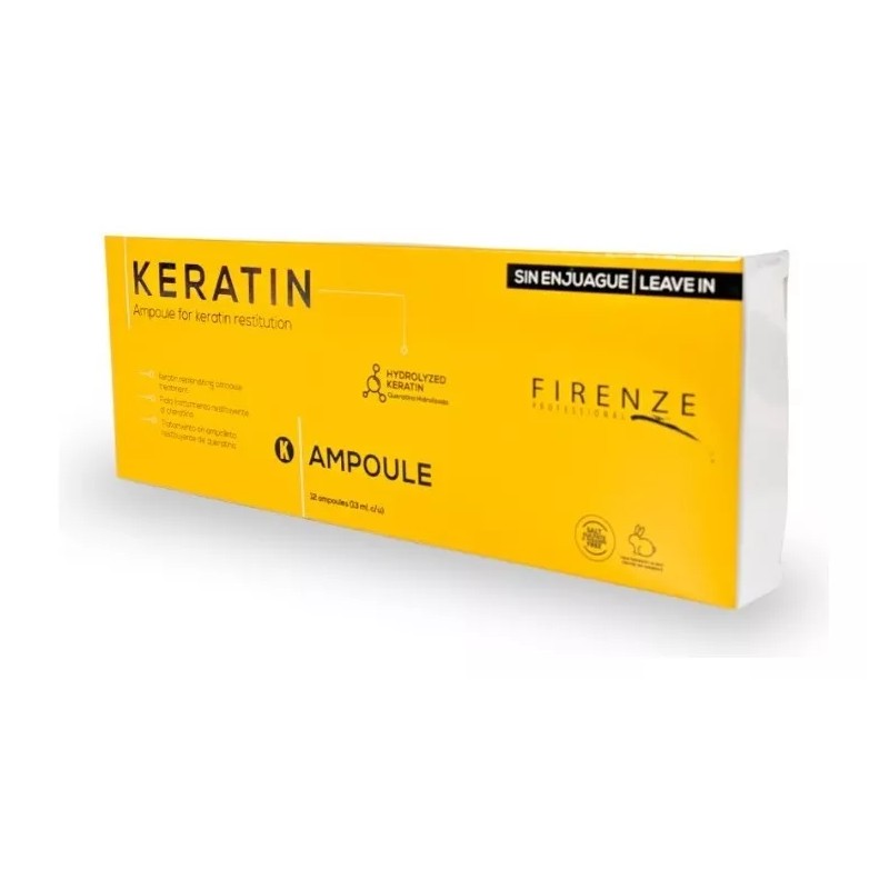Firenze Ampolleta Keratin Firenze 12 (13 Ml C/u)