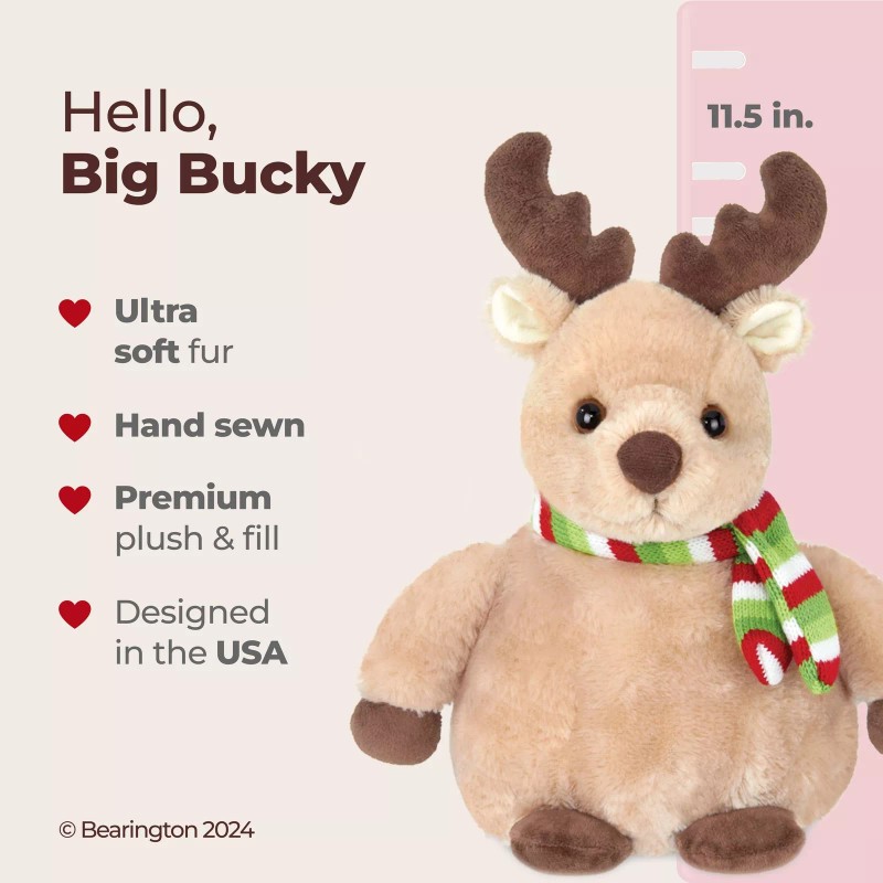 Bearington 11.5" Reindeer, Big Bucky