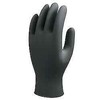 SHOWA 7700PFTXL 7700 SERIES NITRILE GLOVES ROLLED CUFF X-LARGE BLACK