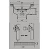Qrity Sink Waste Kit 110mm, Stainless Steel Kitchen Sink Overflow