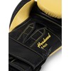 Benlee Hardwood Leather Boxing Gloves, 12 oz, Yellow/Black