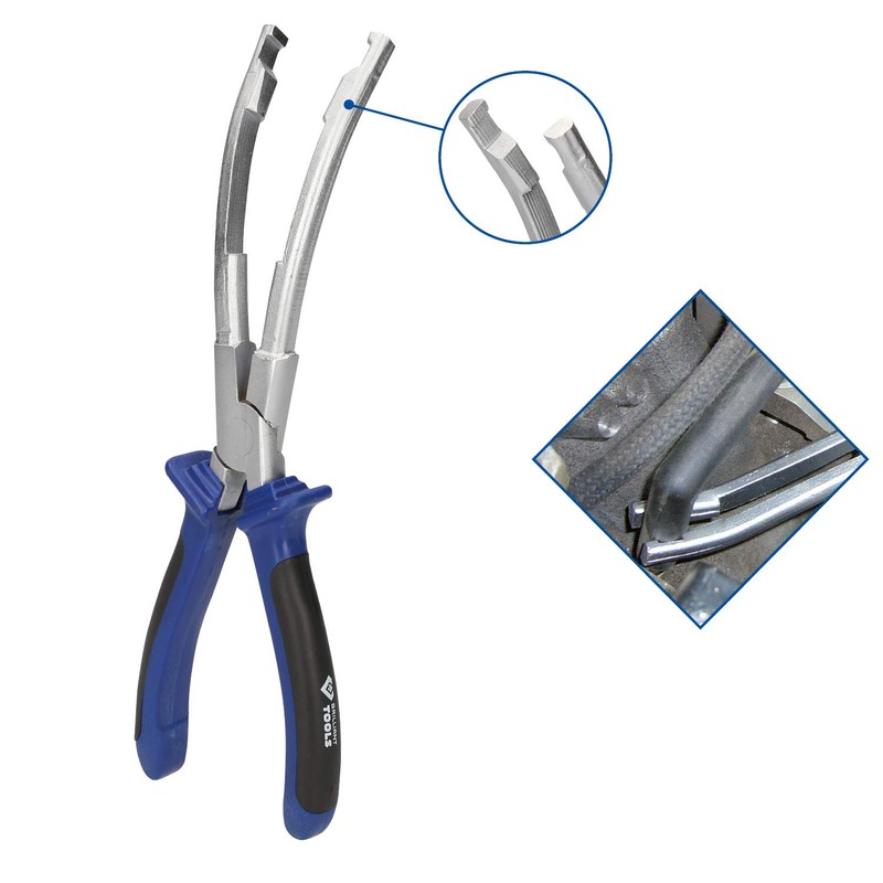 BRILLIANT TOOLS BT566003 Glow Plug Plug Pliers | Angled [Powered