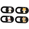 Angoily 4pcs Cat Webcam Cover Adorable Privacy Camera for Laptop