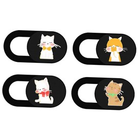 Angoily 4pcs Cat Webcam Cover Adorable Privacy Camera for Laptop for Security for Cat