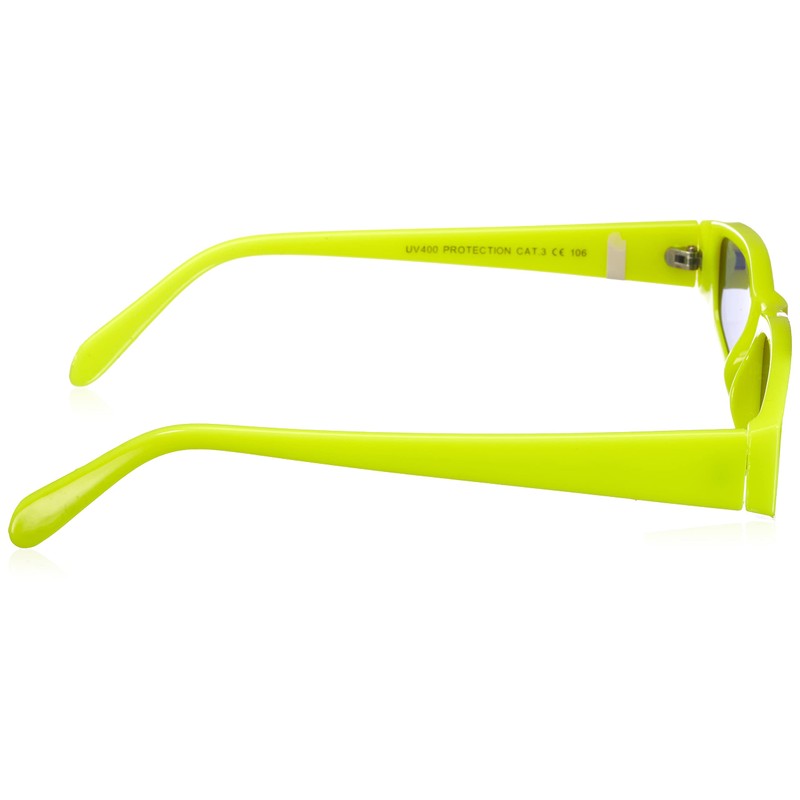 Urban Classics Lefkada Unisex Sunglasses Pack of 2, Neon yellow/black