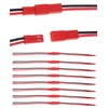 Audiophan JST-RCY 2 Pin Plug Connector Cable 10cm (Male Female,