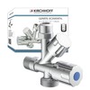 KIRCHHOFF 98480090 Universal Angle Valve with Dishwasher Connection, 1/2 Inch
