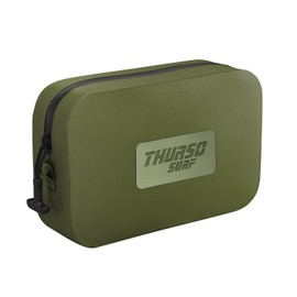 THURSO SURF Waterproof Fanny Pack Dry Bag Floating Adjustable Waist Strap Keep Your Phone and Valuables Safe/Dry SUP Accessories Olive (Olive)