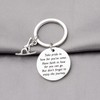 FUSTMW Snowboarder Keychain (Silver) - High Polished Stainless Steel Keychain