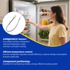 6500JB2002X 6500JB2002P Refrigerator Temperature Sensor Fits for LG Refrigerator, Replaces