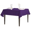 LinenTablecloth 54-Inch Square Polyester Tablecloth Purple
