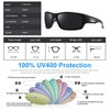 PUKCLAR Polarised Sports Sunglasses for Men Women Driving Sunglasses Cycling