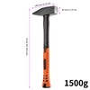 JEUIHAU 2 PCS 3.3 Lb Cross Peen Hammer, Blacksmith Hammer