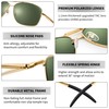 URUMQI Polarized Aviator Sunglasses for Men Women,UV400 Protection Lens, Ultra