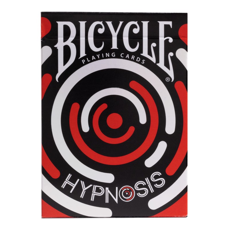 Bicycle Hypnosis Specialty Playing Cards, Red, Black, White Playing Card