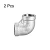 sourcing map Stainless Steel 304 Cast Pipe Fitting 90 Degree